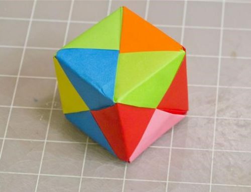 Cube:  Easy Modular Origami Project