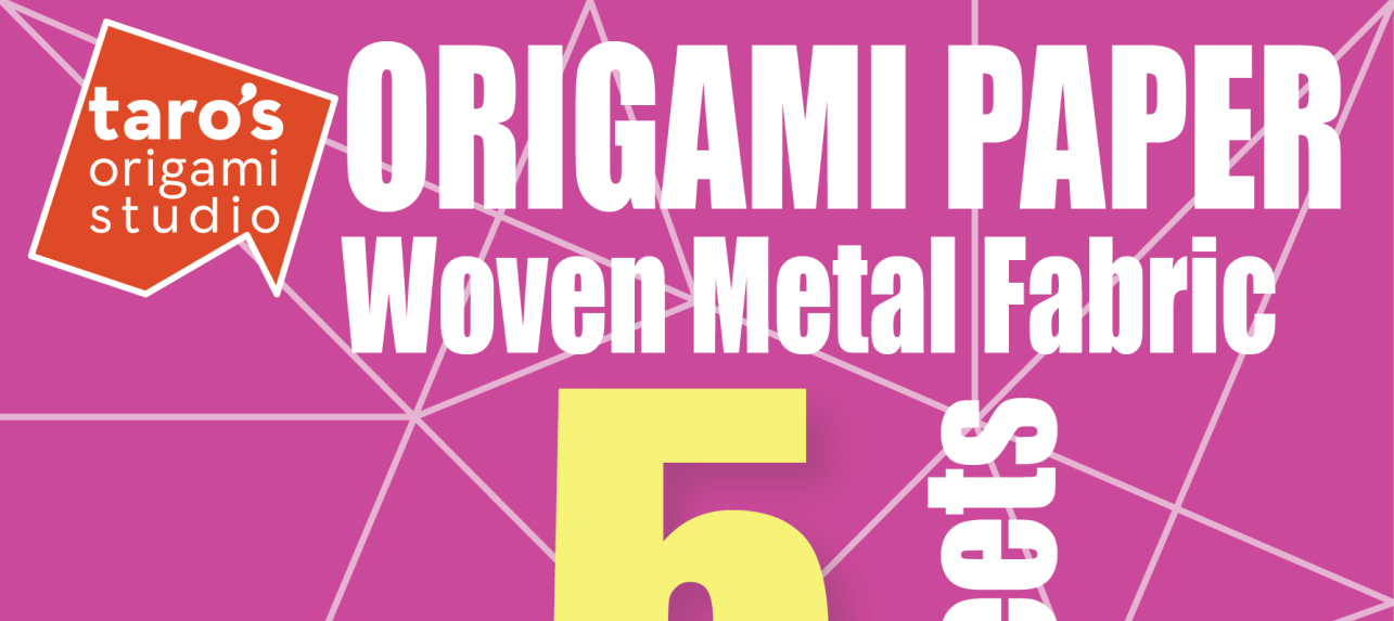 Large size 9.5 inch Premium Japanese Origami Paper, 60 Sheets, Single –  Taro's Origami Studio Store