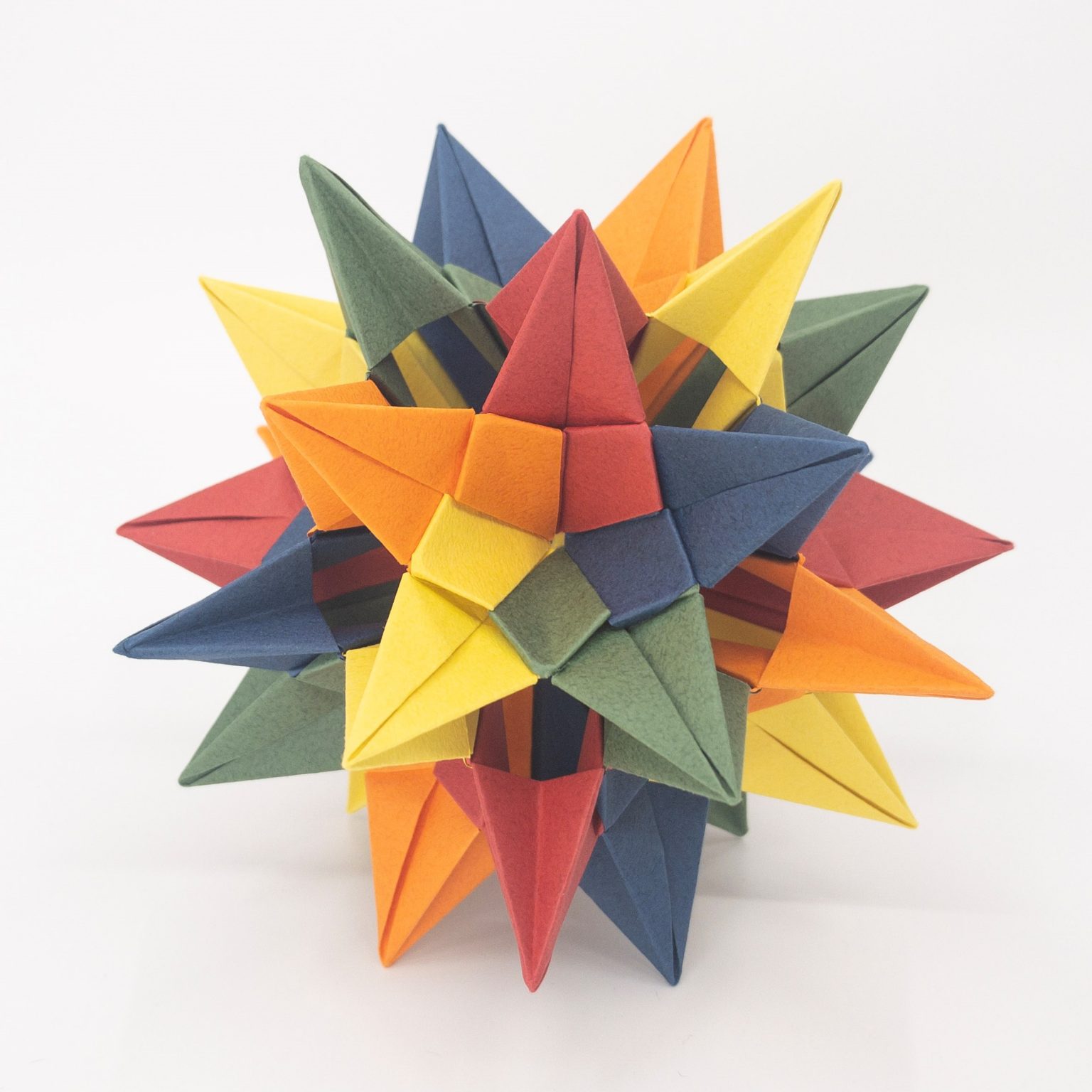 "Kusudama Origami" Book + Large Kami Paper Combo Taro's Origami